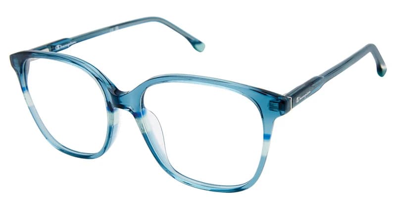 Champion LENA C03 Eyeglasses Trans Teal Blue 52mm Women
