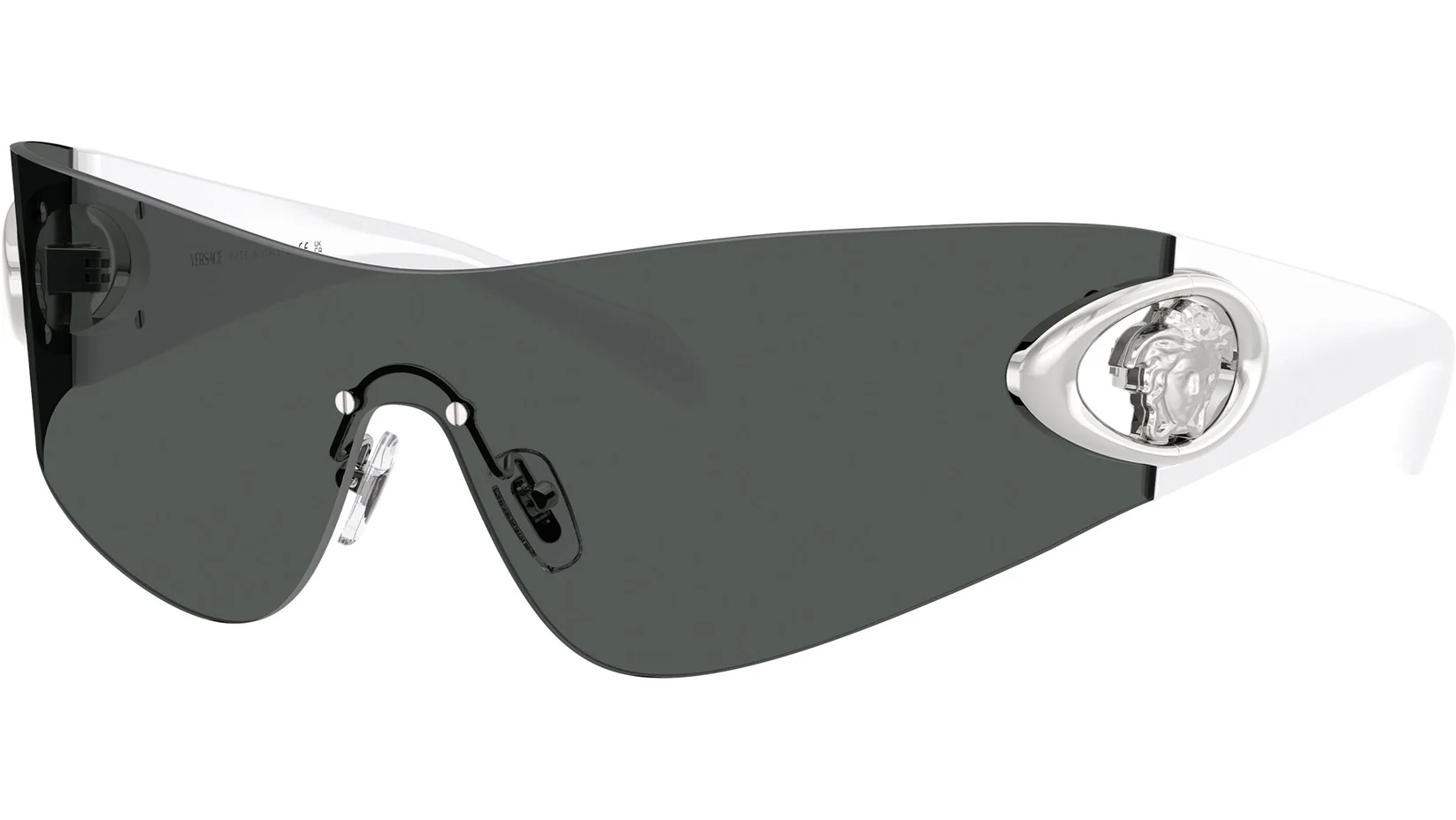 Versace 0VE2280 100087 Sunglasses Dark Grey 42mm Men