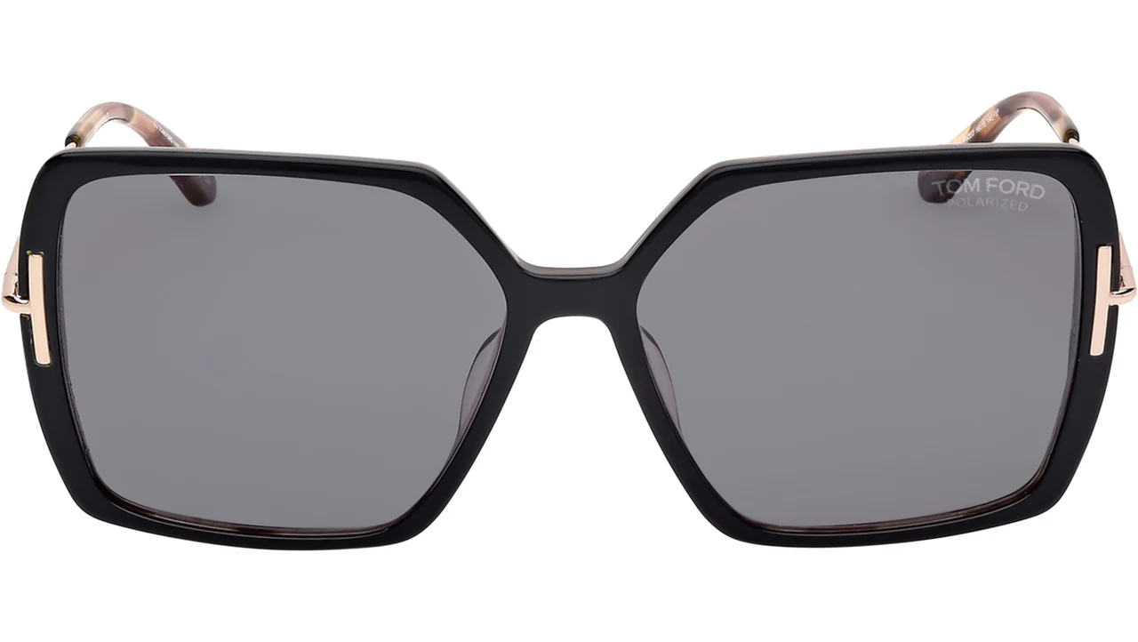 Tom Ford FT1039F 05D Sunglasses Black 59mm Women 2