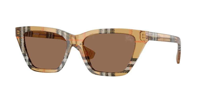 Burberry 0BE4468 416373 Sunglasses Brown 54mm Women