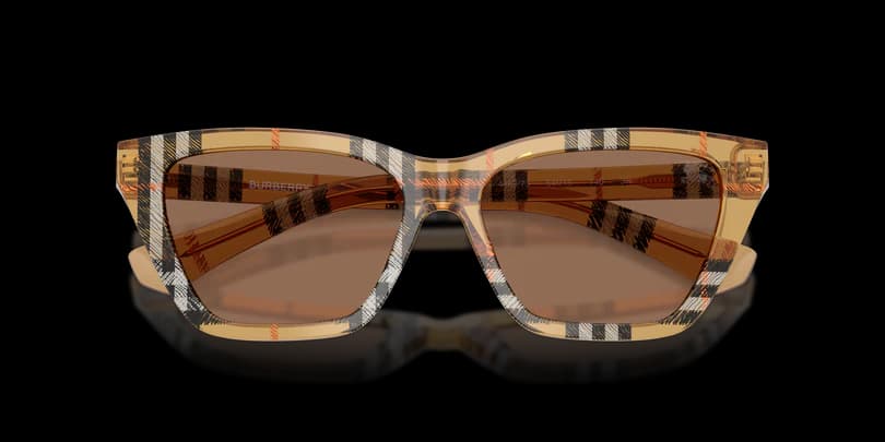 Burberry 0BE4468 416373 Sunglasses Brown 54mm Women 5