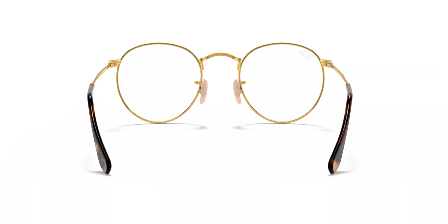 Ray-Ban RB3447V Round Metal 2500 Eyeglasses Gold 50mm Unisex 3