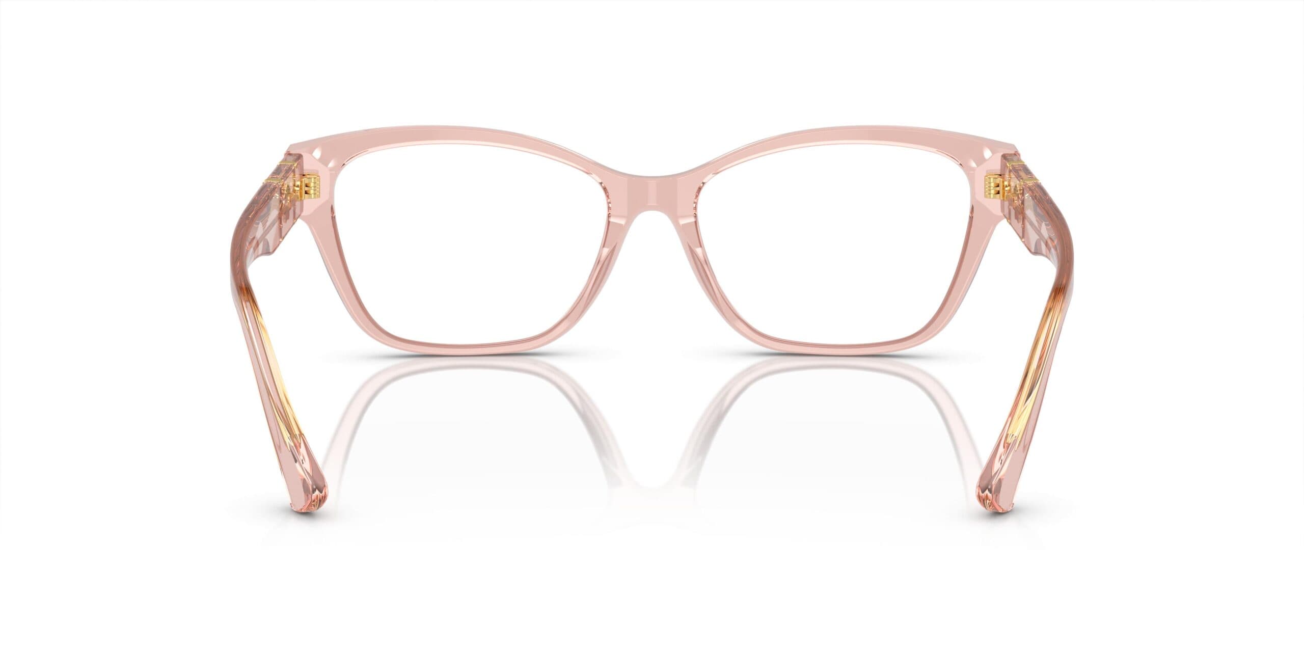 Versace 0VE3344F 5434 Eyeglasses Transparent Brown 54mm Women 4