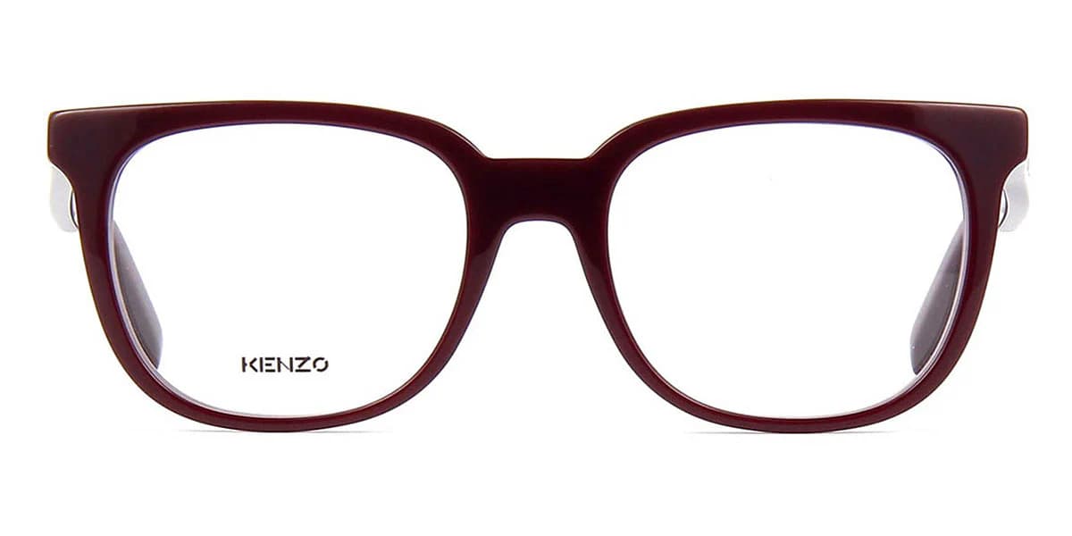Kenzo KZ50129I 069 Eyeglasses Shiny Bordeaux 53mm Unisex 2