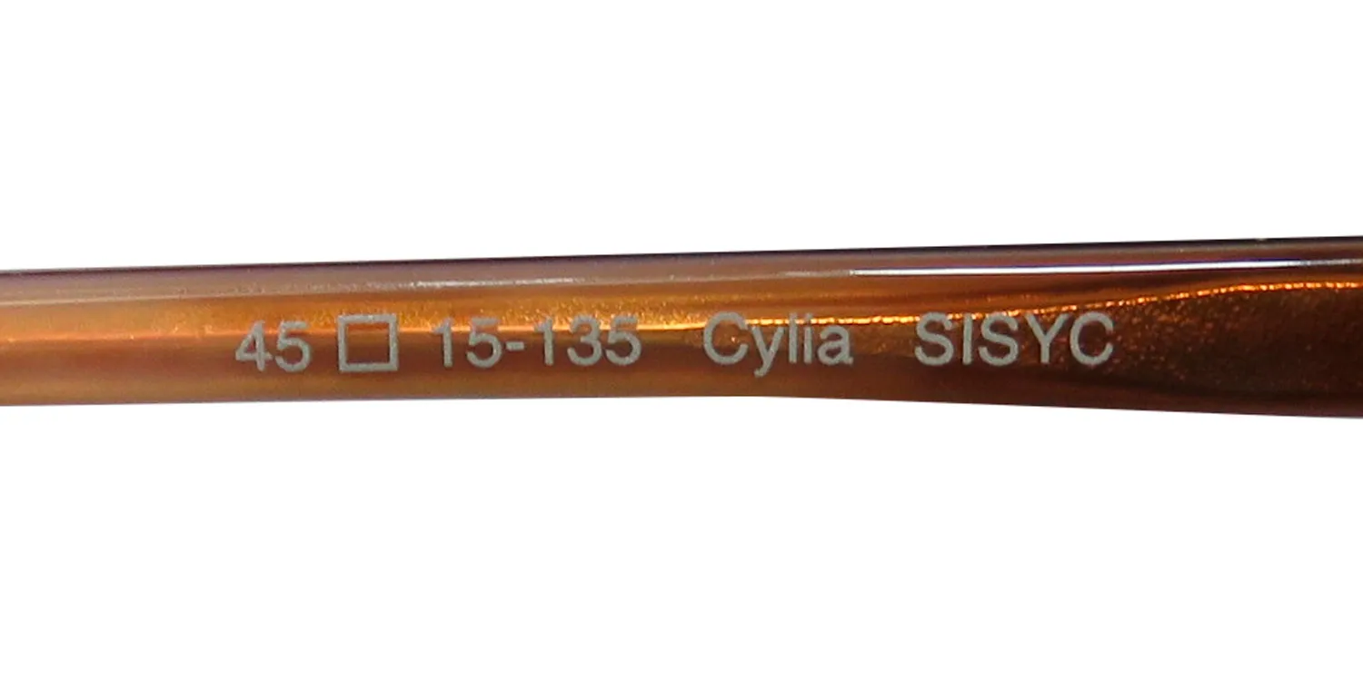 Oliver Peoples Cylia sisyc Eyeglasses Burgundy 45mm 8
