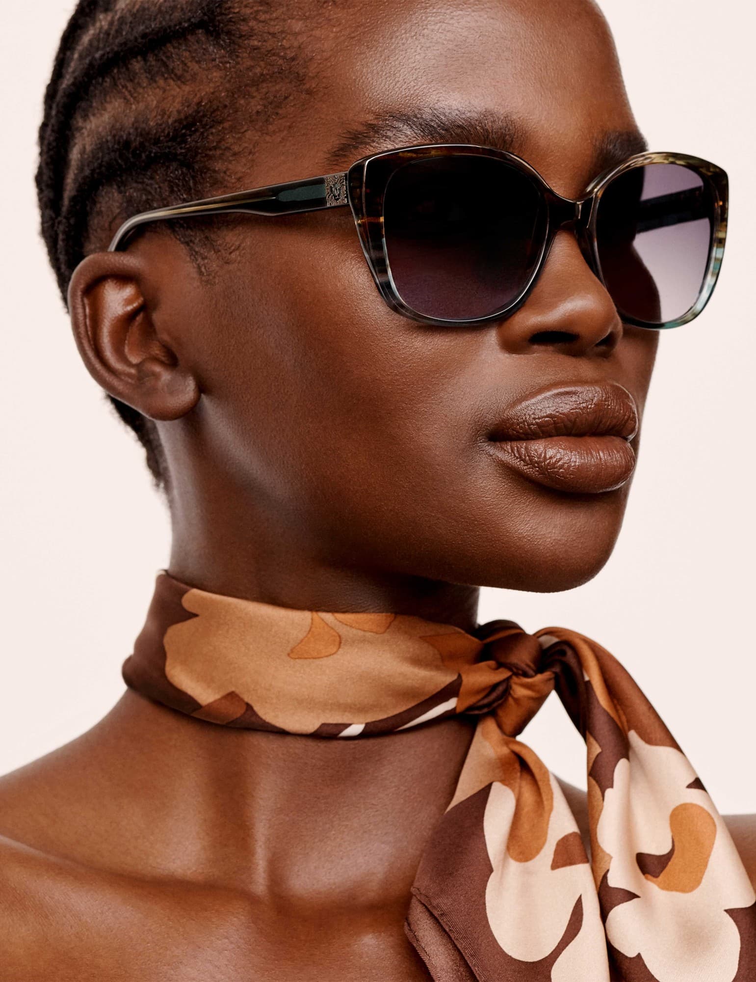 Anne Klein AK7071 TEAL ANIMAL 320 Sunglasses Multicolor 54mm Women 4