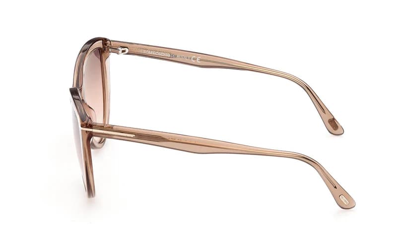 Tom Ford FT0915 45G Sunglasses Shiny Light Brown 56mm Women 3