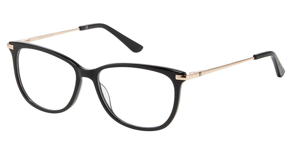 Ann Taylor AT339 C01 Eyeglasses Black Rose Gold 54mm Women