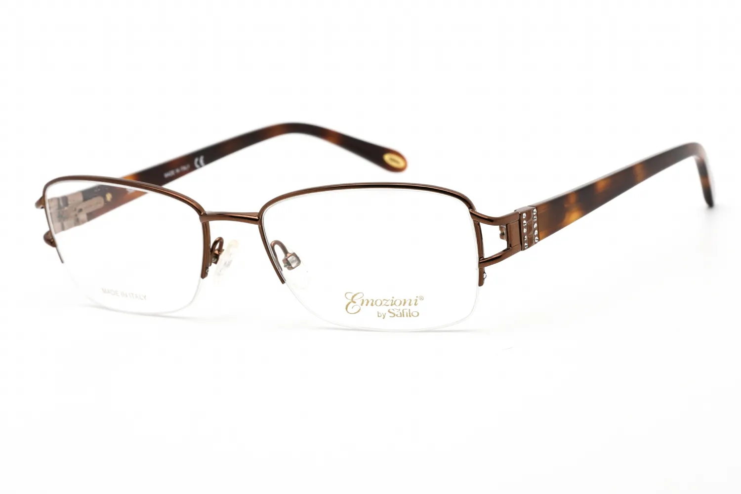 Emozioni EM4388 009Q 00 Eyeglasses Brown 53mm Women