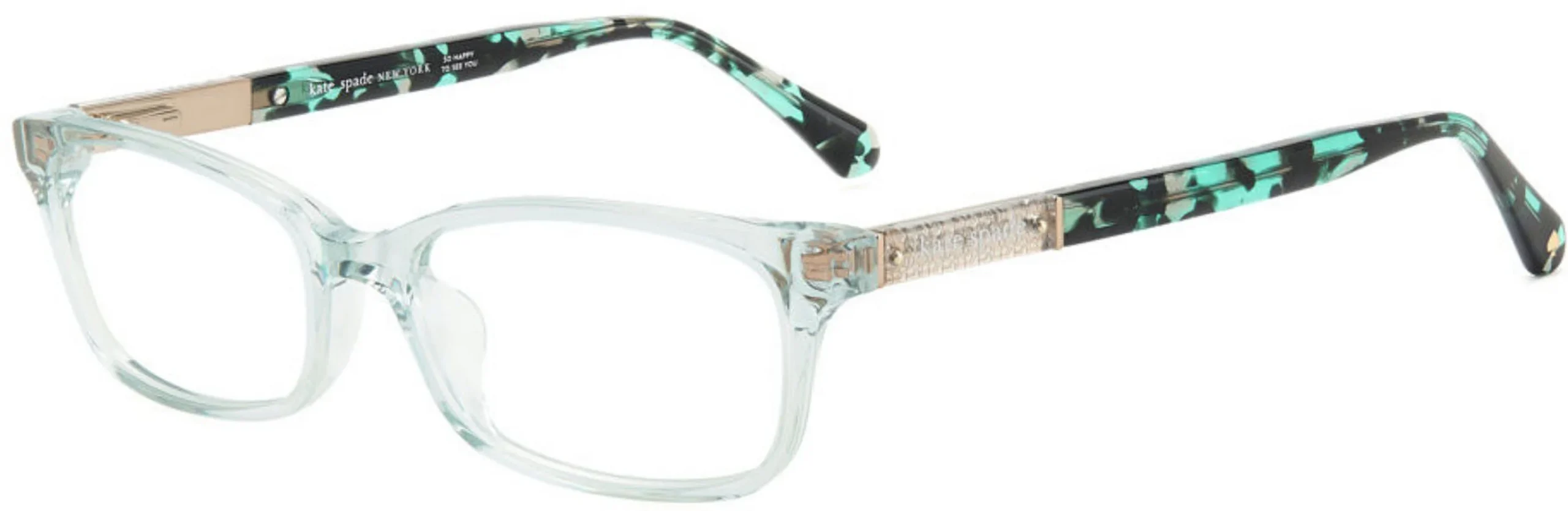 Kate Spade LAUREL 01ED Eyeglasses Green 50mm Women