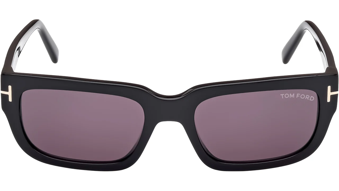 Tom Ford FT1075 01A Sunglasses Black 54mm Unisex 2