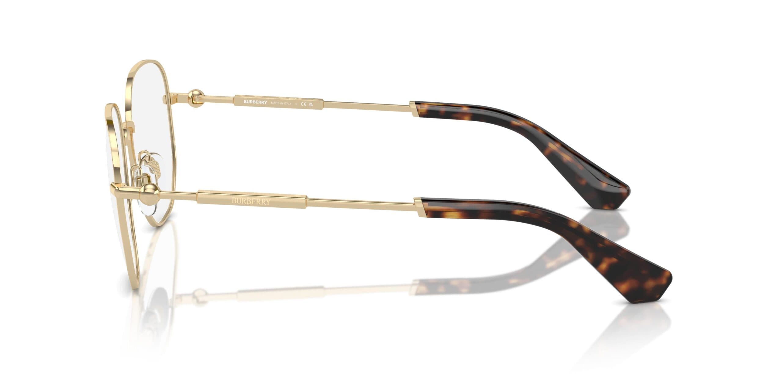 Burberry 0BE1385 1109 Eyeglasses Light Gold 55mm Women 2