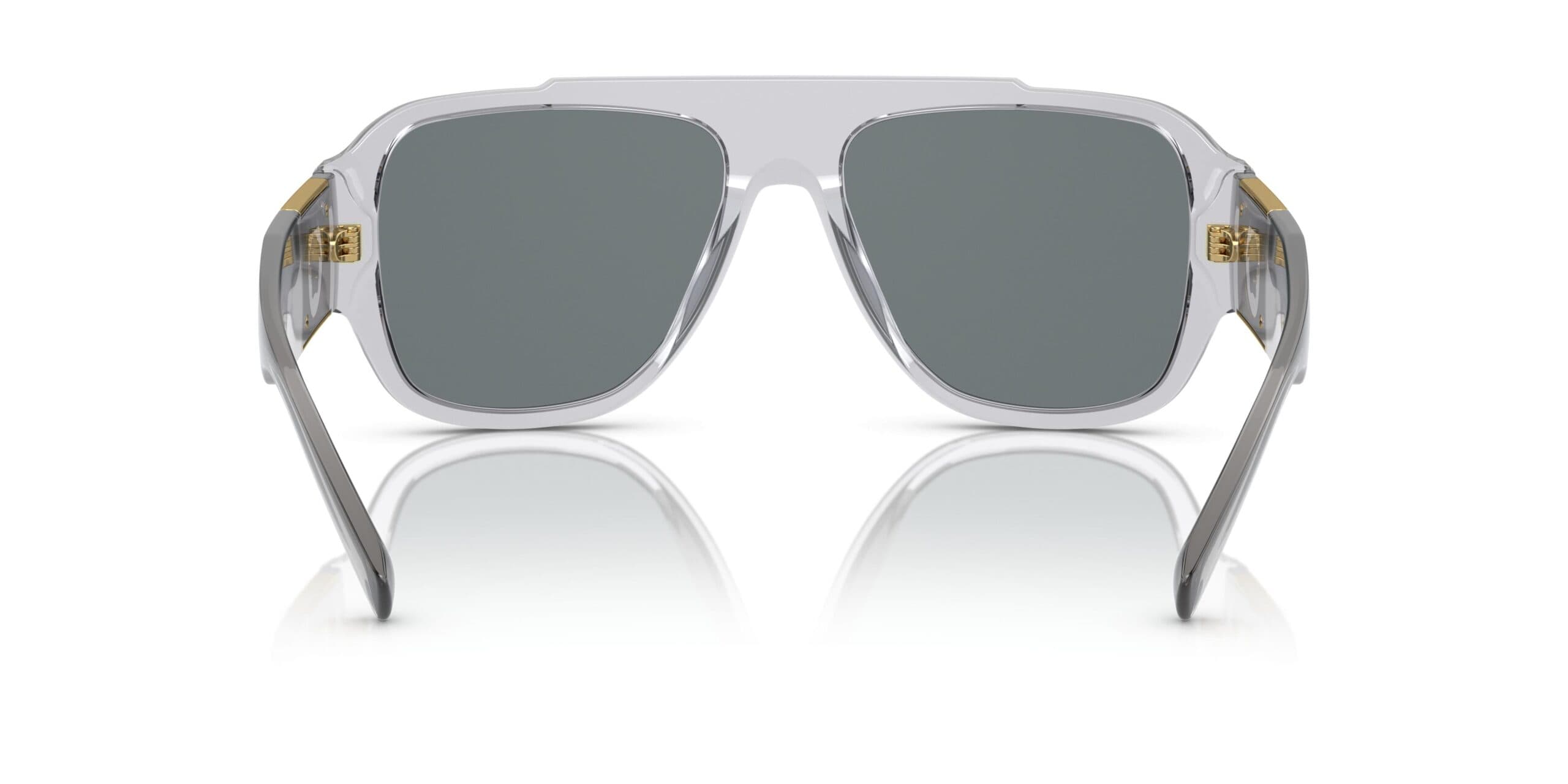 Versace 0VE4436U 530580 Sunglasses Transparent Grey 57mm Men 4