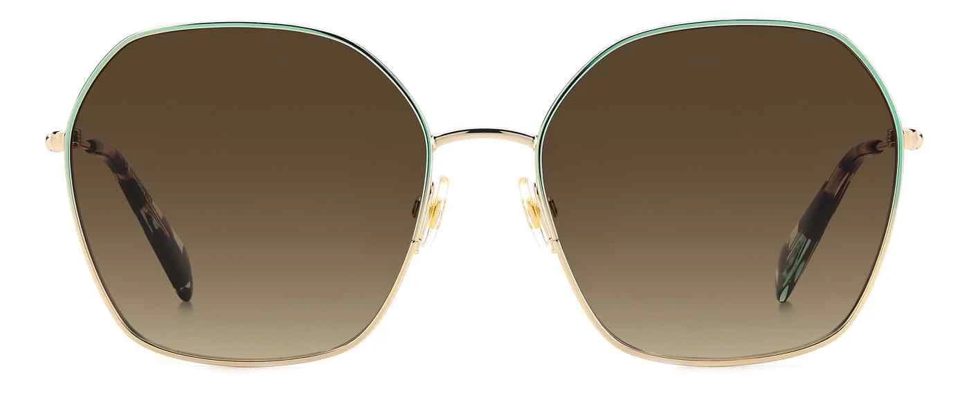 Kate Spade KENNA/G/S 0LKS Sunglasses Gold Blue 57mm Women 2