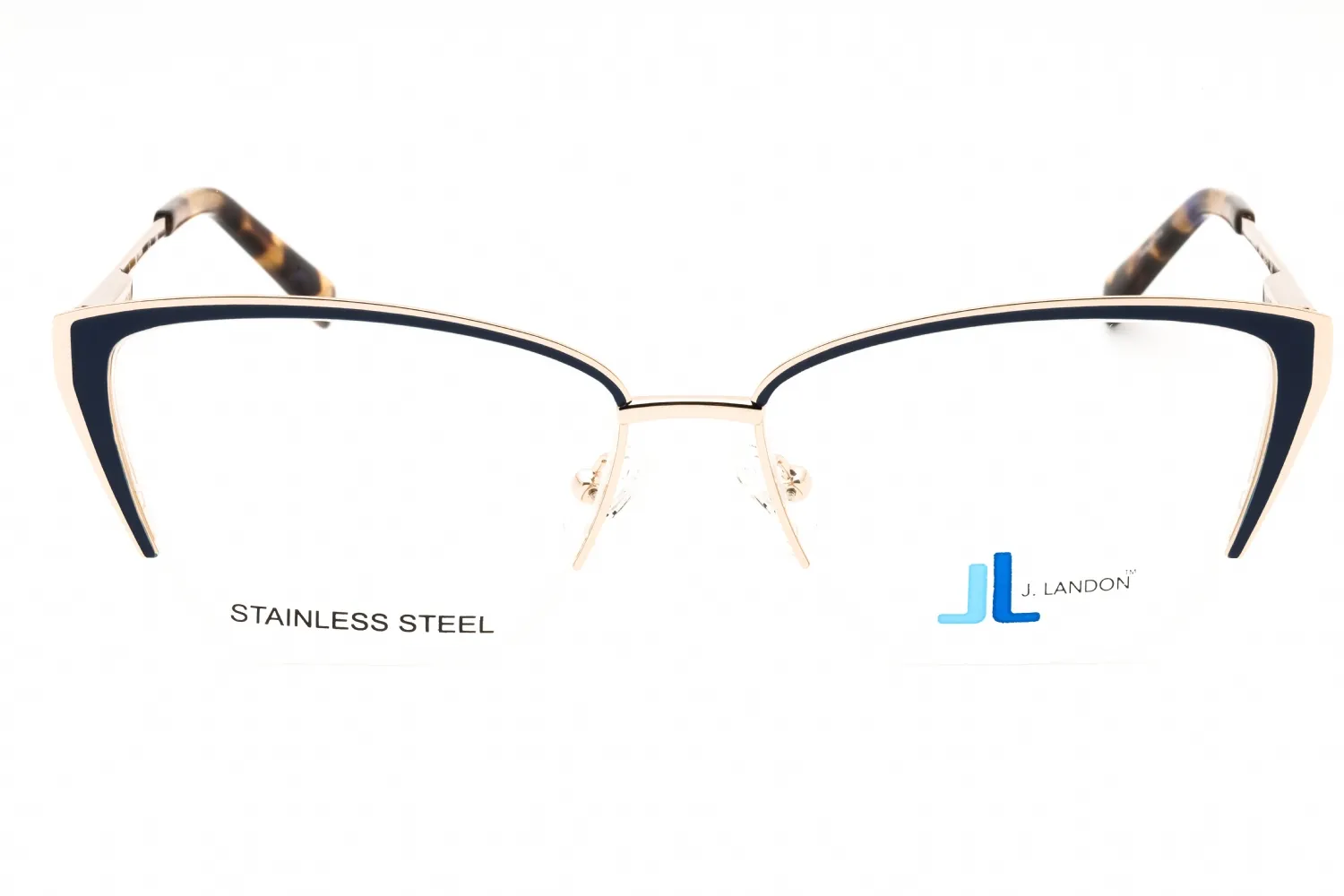 J. Landon JL5010 091 Eyeglasses Matte Blue 53mm Women 2