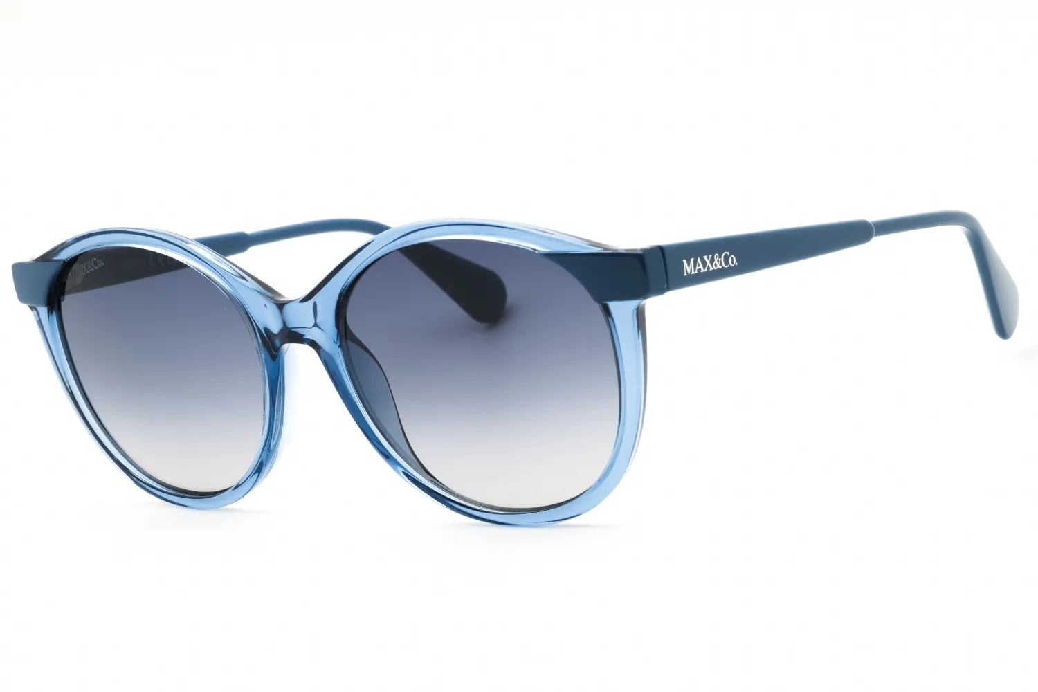Max & Co MO0084 87W Sunglasses Shiny Turquoise 55mm Women