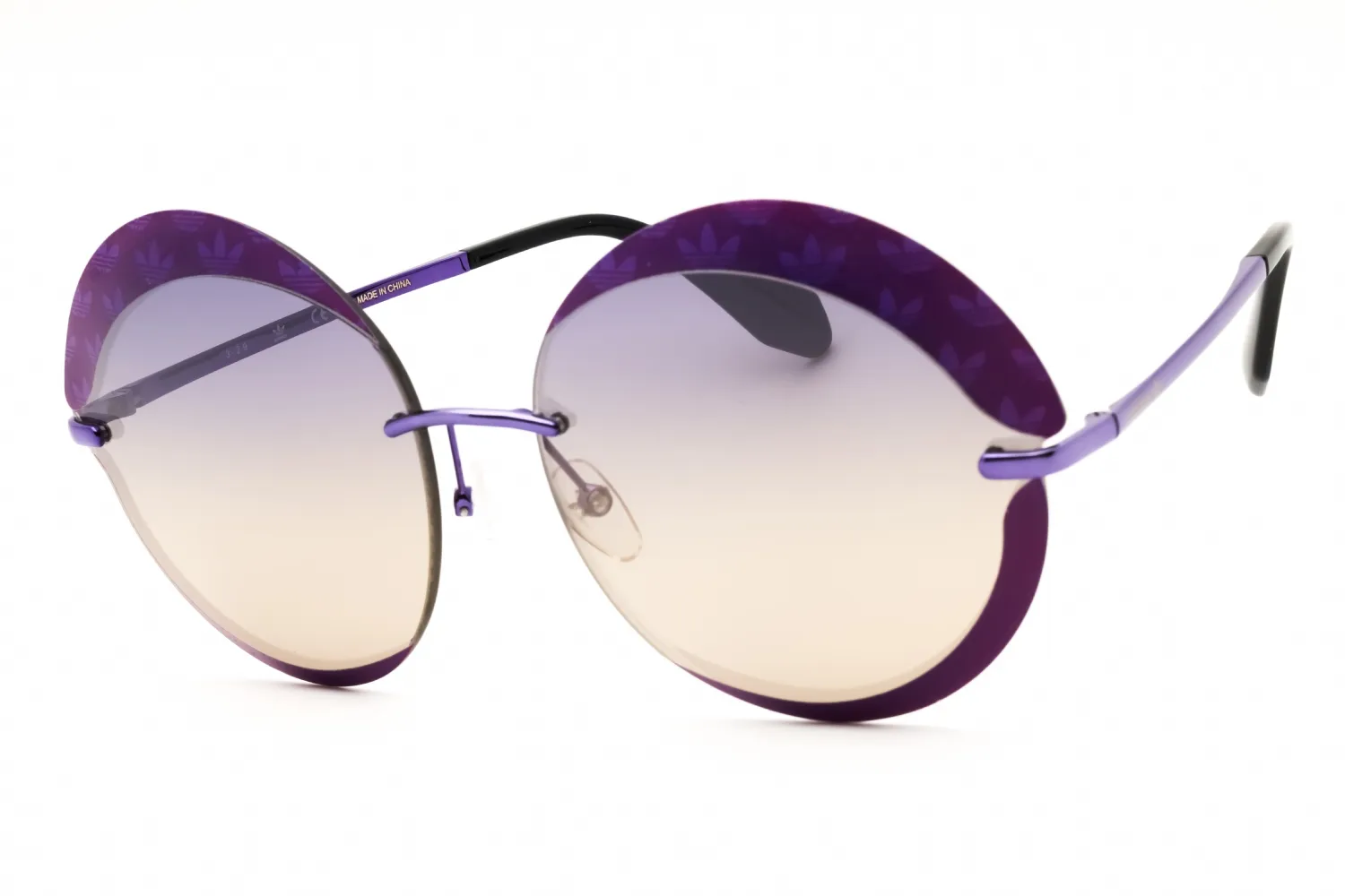 Adidas OR0019 81Z Sunglasses Shiny Violet 67mm Women