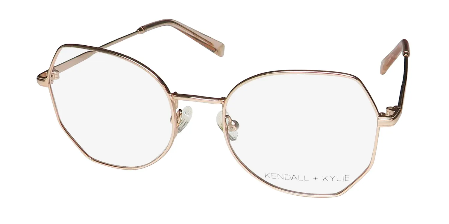 Kendall + Kylie Kko145 Joanna 780 Eyeglasses Rose Gold 52mm
