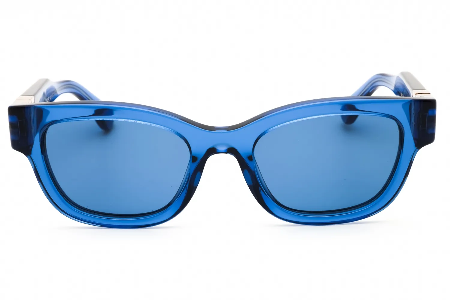 Salvatore Ferragamo SF2067S 432 Sunglasses Transparent Blue 52mm Women 2