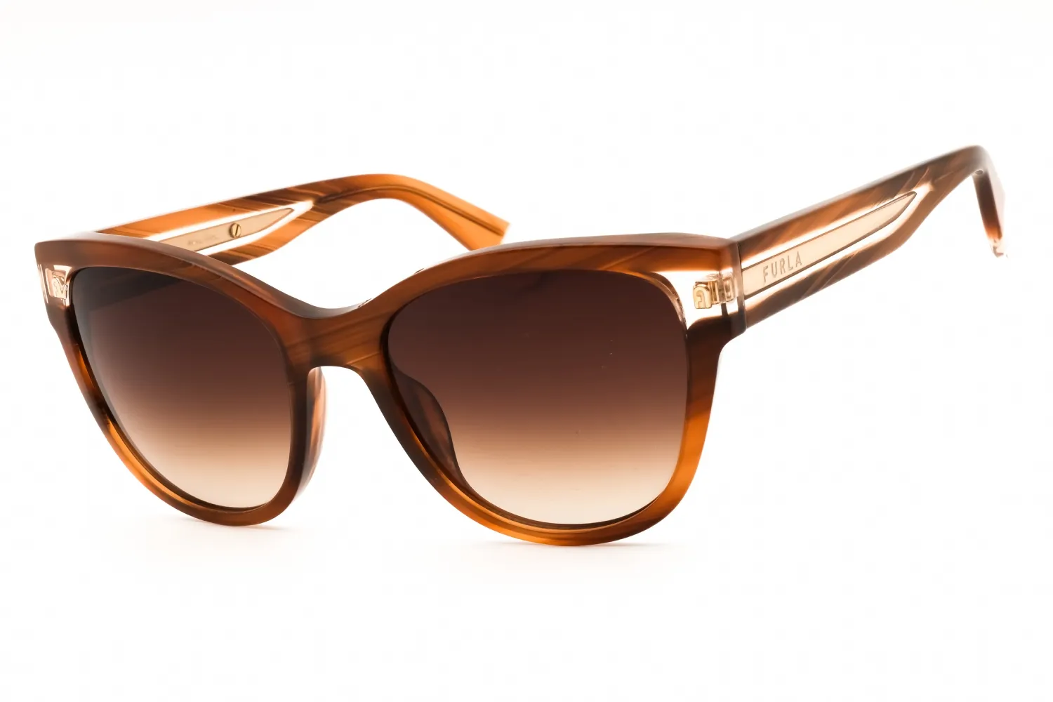 Furla SFU593V 09N3 Sunglasses Brown 54mm Women