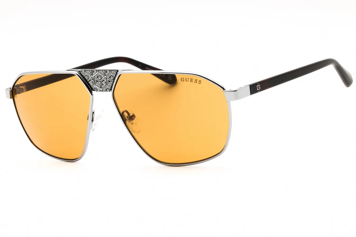 Guess GU00086 08E Sunglasses Shiny Gunmetal 59mm
