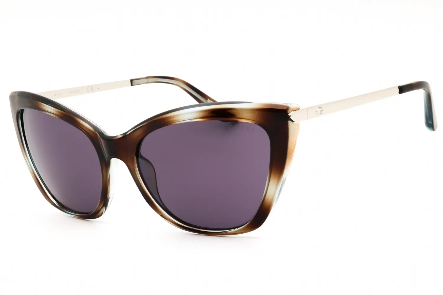 Guess GU7781 55Y Sunglasses Coloured Havana 59mm Women