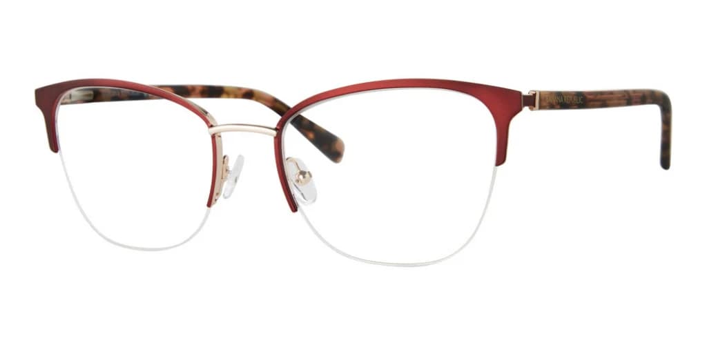 Banana Republic BR223 06K3 Eyeglasses Burgundy Gold 52mm Women