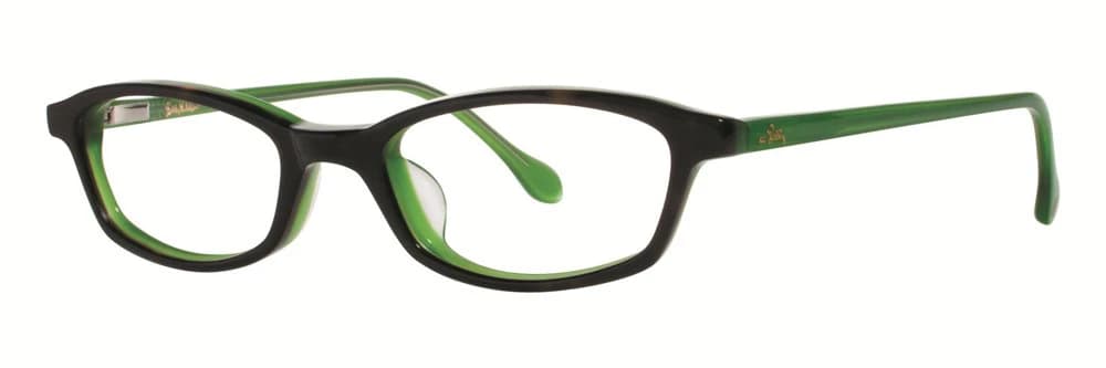 Lilly Pulitzer Stefe Tortoise Lime Eyeglasses Tortoise 47mm Kids