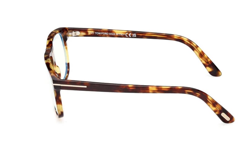 Tom Ford FT5978B 053 Eyeglasses Blonde Havana 56mm Men 3