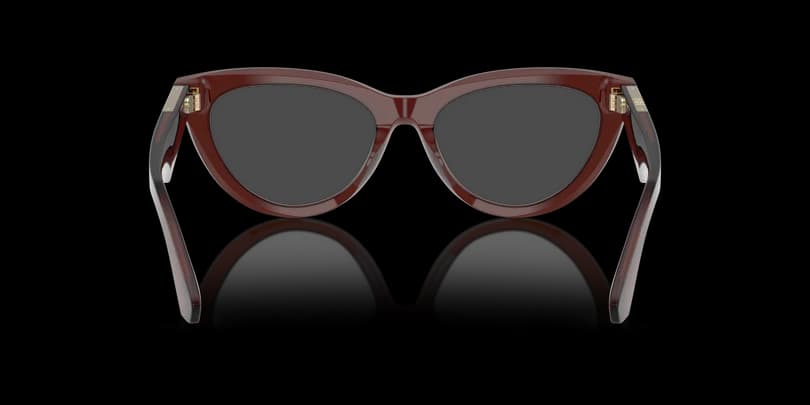 Burberry 0BE2418U 4144 Eyeglasses Transparent Dark Brown 51mm Women 4