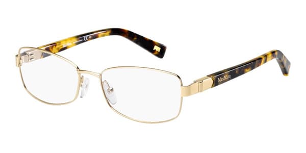 Max Mara MM1197 8VI Eyeglasses Gold Havana 56mm Women