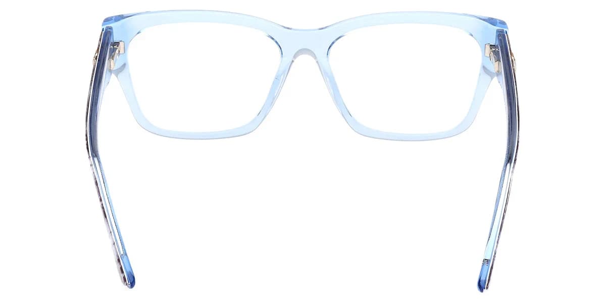 Guess GU50126 84 Eyeglasses Shiny Light Blue 53mm Women 4