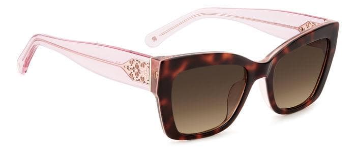 Kate Spade VALERIA/S 00T4 Sunglasses Havana Pink 53mm Women 3