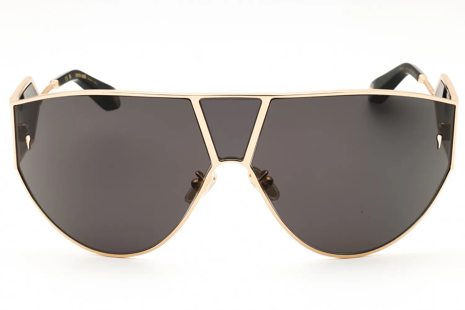 Roberto Cavalli SRC093 0300 Sunglasses Shiny Total Rose Gold 76mm Women 2