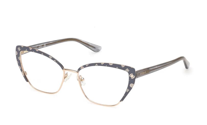 Guess GU50122 020 Eyeglasses Grey 54mm Women