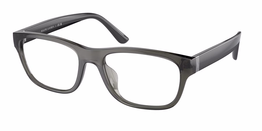 Polo Ralph Lauren 0PH2263U 5902 Eyeglasses Shiny Transparent Grey 55mm Men