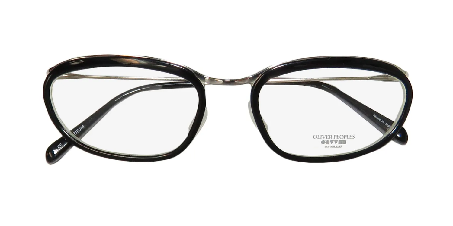 Oliver Peoples Massine ebo/s Eyeglasses Black 52mm Unisex 2