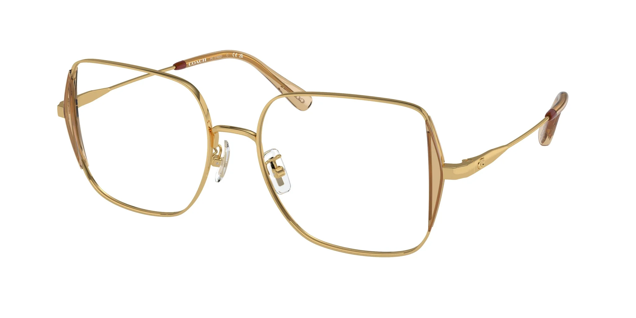 Coach 0HC5165D 9441 Eyeglasses Shiny Gold 53mm Women