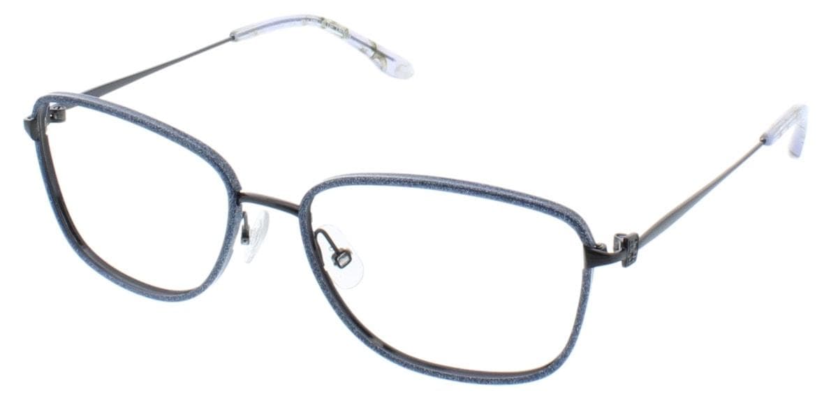 BCBGMAXAZRIA Emlyn Eyeglasses Blue Denim 53mm Women