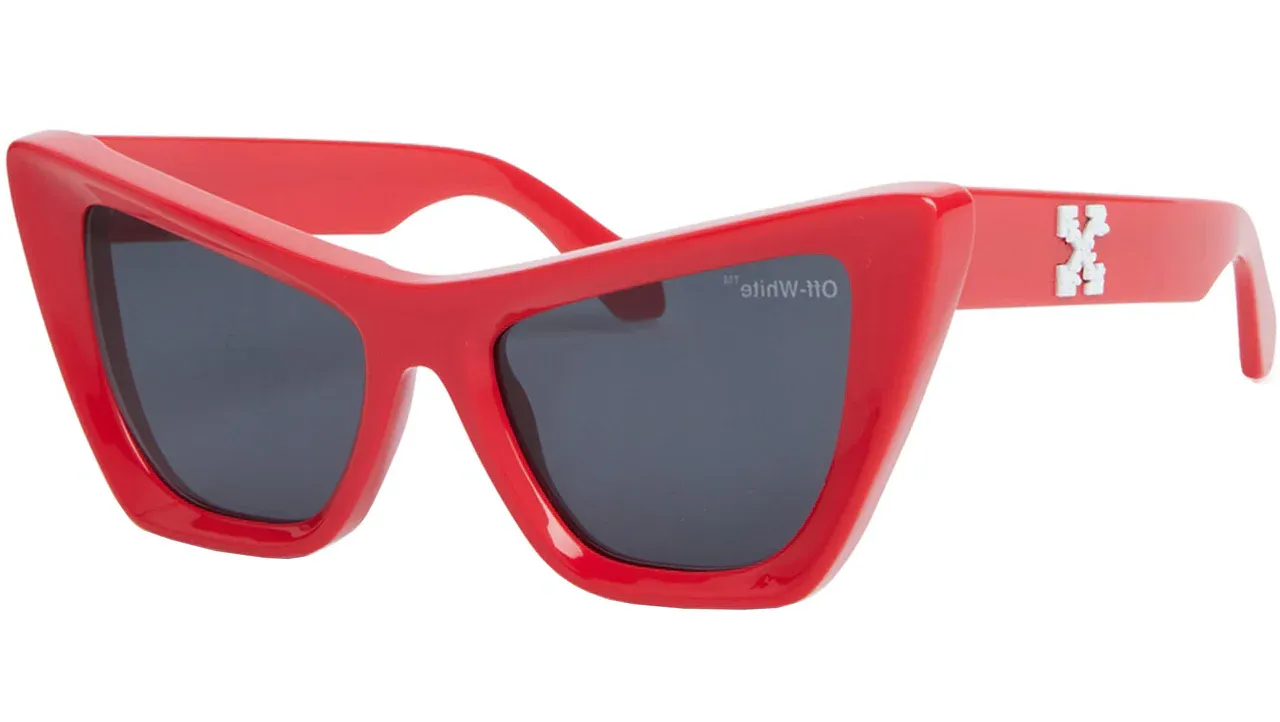Off White EDVARD 2507 Sunglasses Red 57mm Women