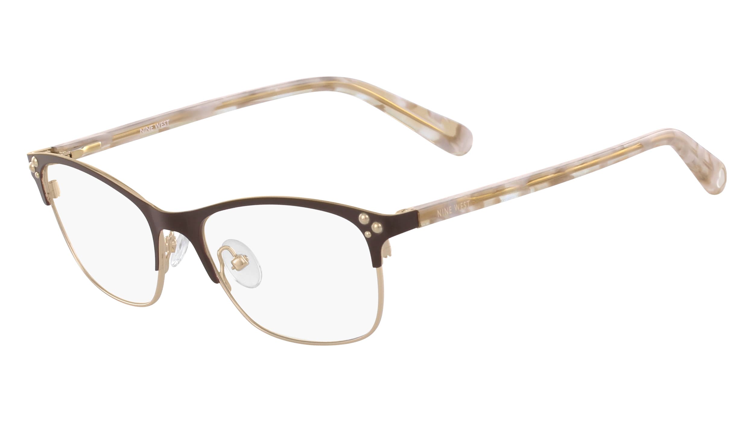 Nine West NW1082 210 Eyeglasses Brown 49mm Kids