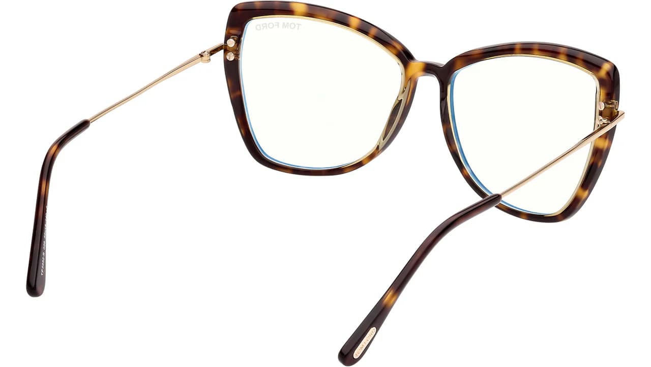 Tom Ford FT5882B 056 Eyeglasses Havana 55mm Women 5