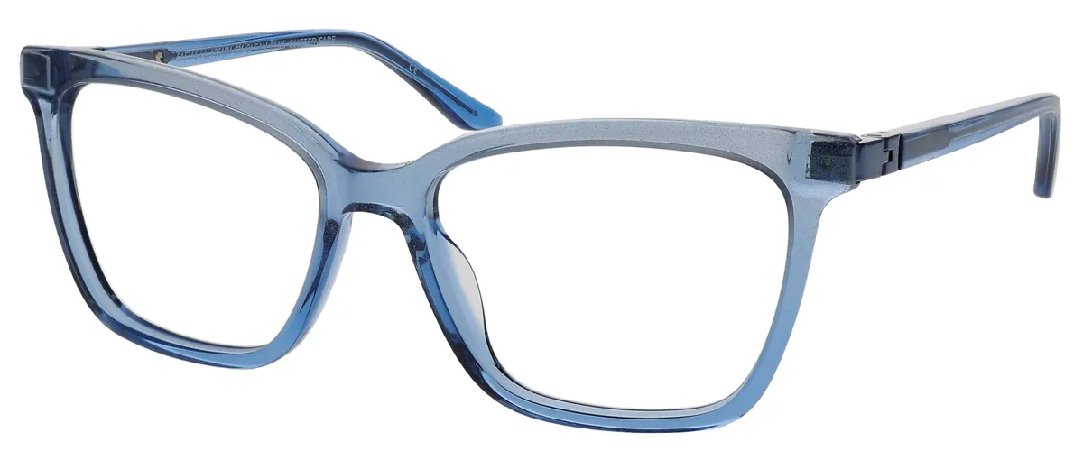Demi+Dash Gleam Eyeglasses Blue Glitter Fade 49mm Kids
