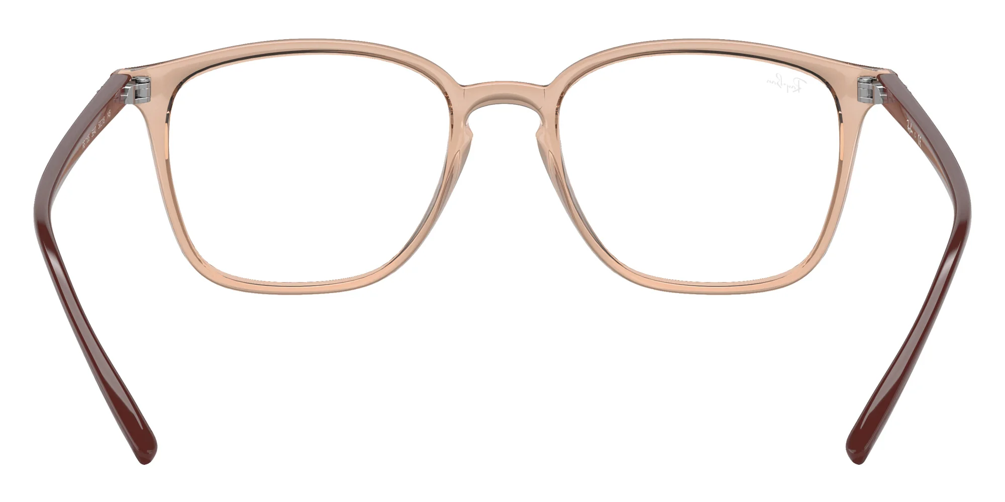 Ray-Ban RB7185 5940 Eyeglasses Light Brown 52mm Unisex 5