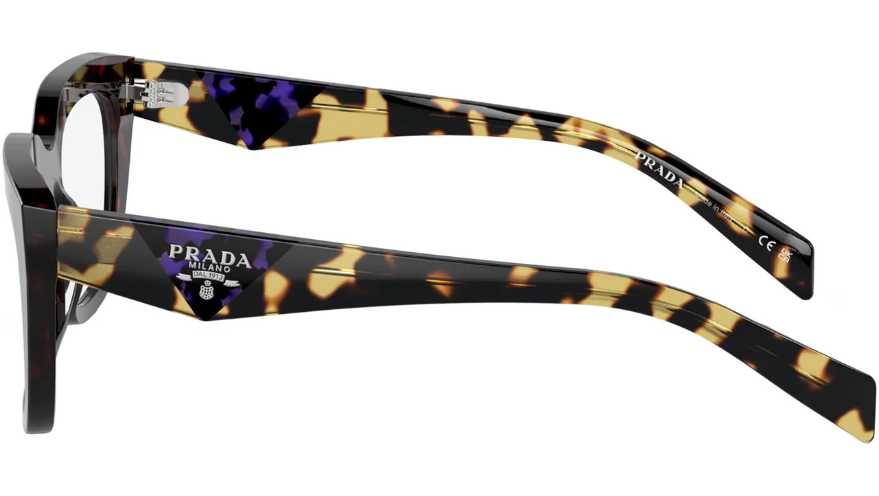 Prada PR A06V 17N1O1 Eyeglasses Havana 54mm Women 3