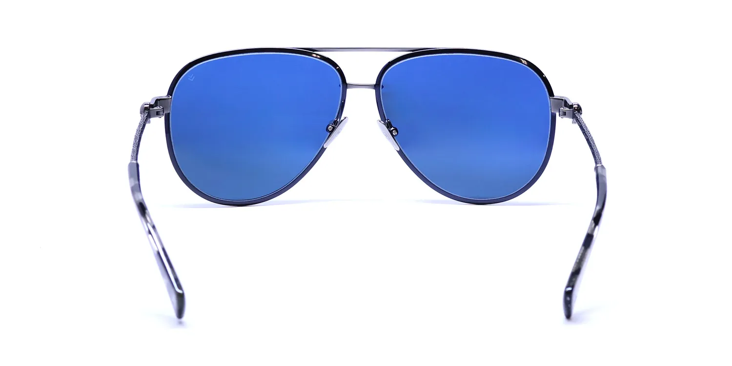 John Varvatos V546 navy Sunglasses Navy 63mm 5