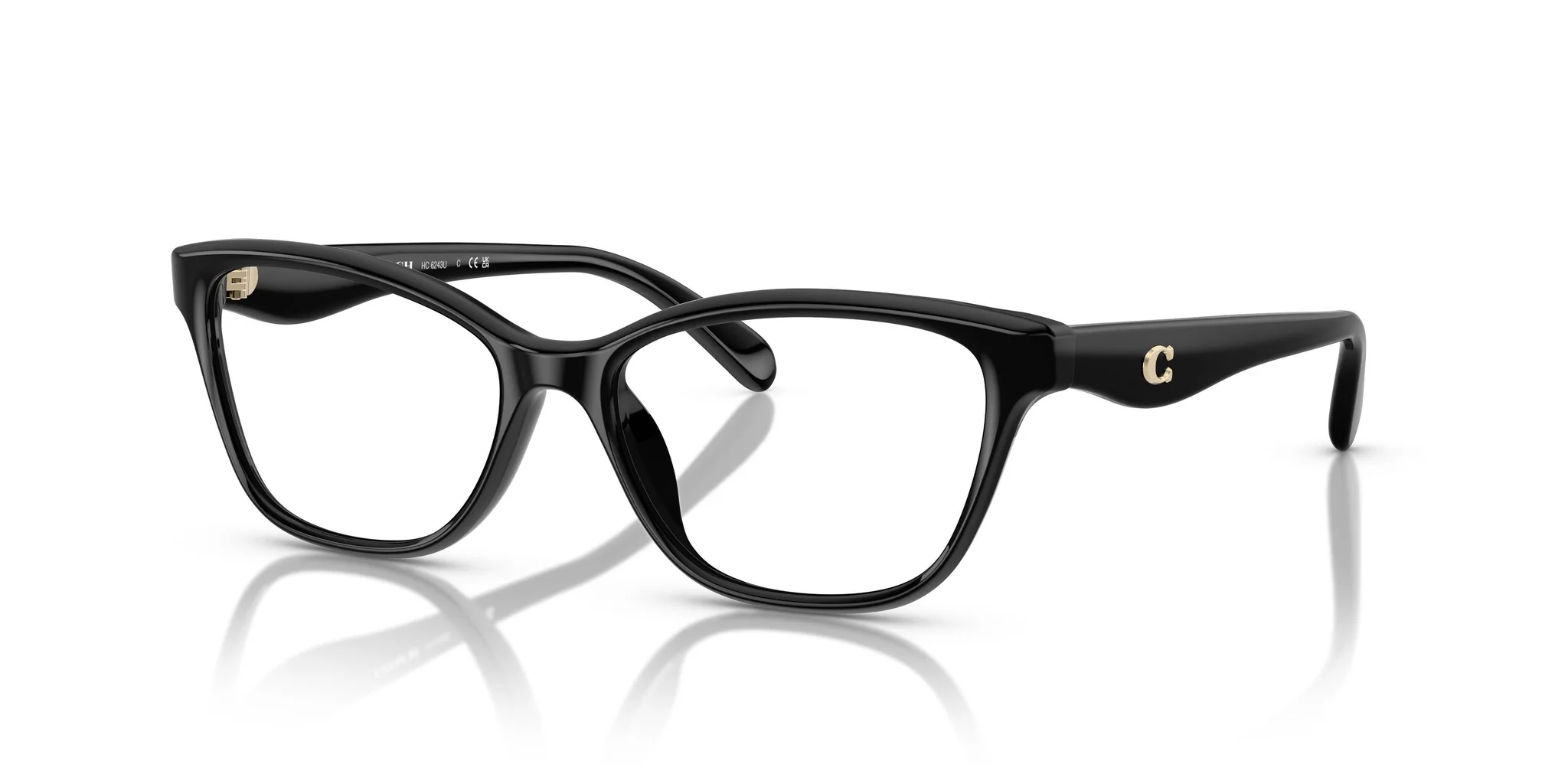 Coach 0HC6243U 5002 Eyeglasses Black 53mm Women
