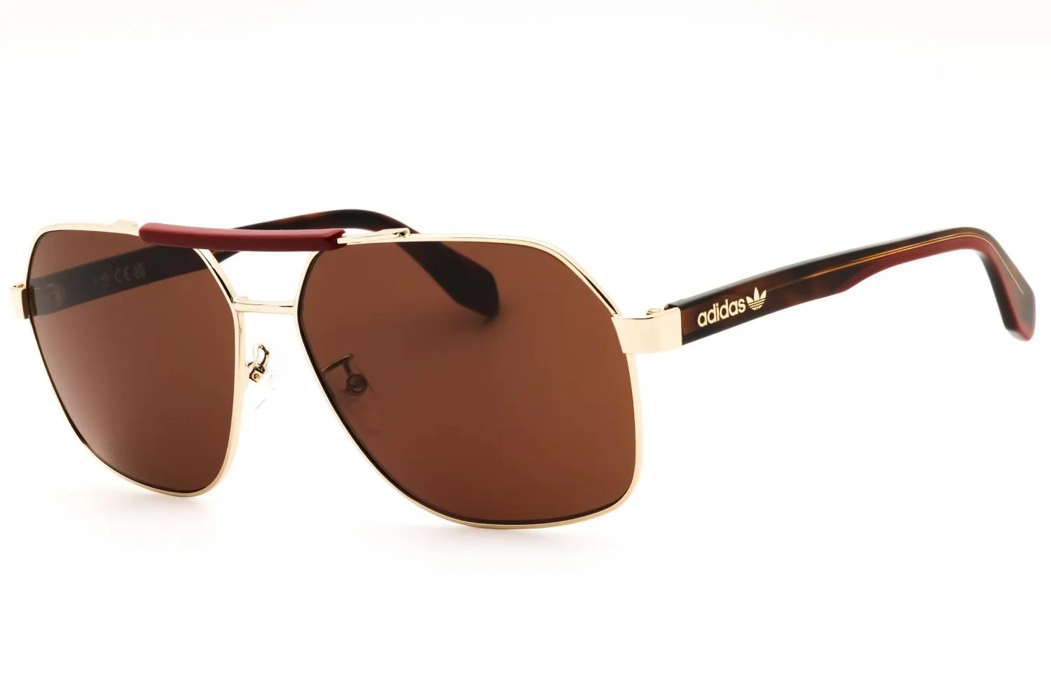 Adidas OR0064 32L Sunglasses Gold 62mm Men