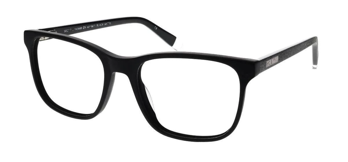 Steve Madden Haynes Eyeglasses Black Matte 50mm Men