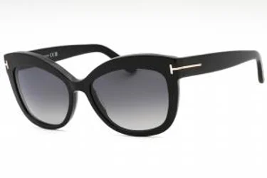 Tom Ford FT0524 01D Sunglasses Shiny Black 56mm